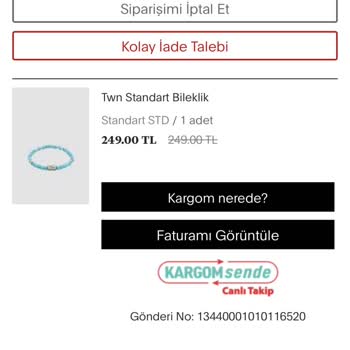 DS Damat Yanlış Ürün Kargolanmış