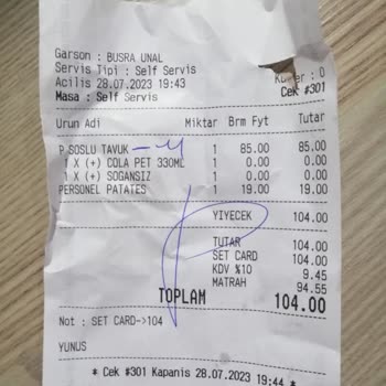 Dürümle Klasik Sipariş Sorunları