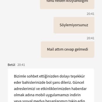 Rina Bet Bahis Kısıtlaması