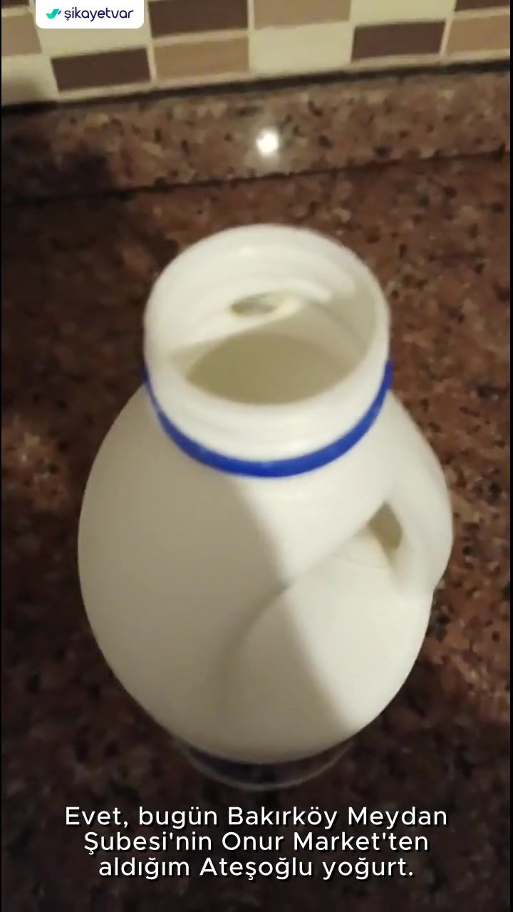 Onur Market Küflü Ürün Ve Bozuk Ayran videonun kapak resmi