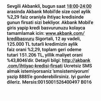 Akbank Müşterisine Kredi Mağduriyeti Yaşatması