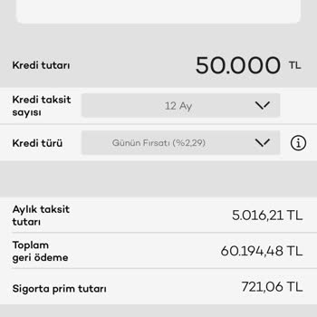 Akbank Kredi Başvurusunda Sistemsel Problem