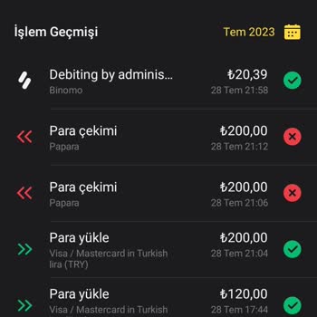 Binomo Benim Paramı Vermiyor