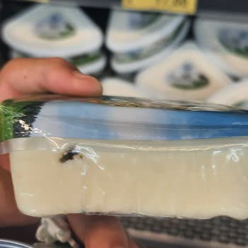 BİM Kaşarın İçinde Böcek