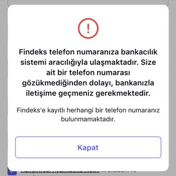 Findeks Giriş Sorunu