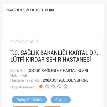 Kartal Dr. Lütfi Kırdar Şehir Hastanesi Acil Doktorunun Küçümsemesi