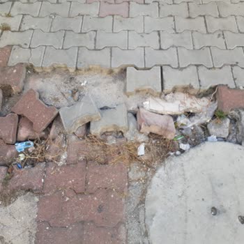 Antalya Büyükşehir Belediyesi İş Yeri Önü Kaldırım Taşları