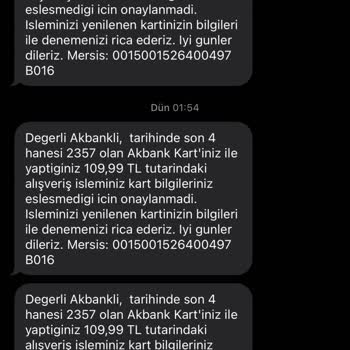 Apple. COM/BILL Bilgim Dahili Dışında Paramı Çekti