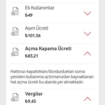 Vodafone Benden Habersiz Hattımı AÇ-KAPA Yapıp Benden Nasıl Fatura İstersiniz?