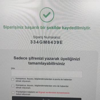 Obruk Süt Ürünleri İnternet Sitesindeki Satılan Üründen Farklı Bir Ürün Gönderilmesi