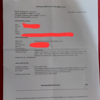 Samsung Telefon Samsung Kusurlu Telefon Satışı