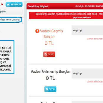 Nüfus ve Vatandaşlık İşleri Harç Ve Değerli Kağıt Bedeli İadesi Talep Dilekçesi Online