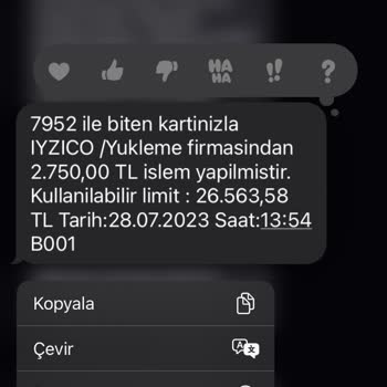 iyzico Haksız Yere Yapı Kredi Taksitci Kartımdan Para Çekilmesi