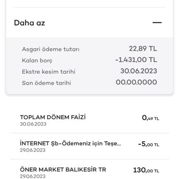Akbank Axess Eksi Ekstra Borç Göstermesi Ödedim Halde