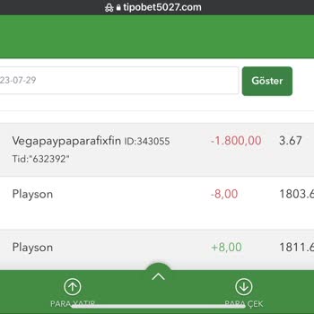 Tipobet Bahis Sitesi Çekim Problemi