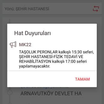 İBB - İstanbul Büyükşehir Belediyesi İptal Olan Mk22 Otobüsü