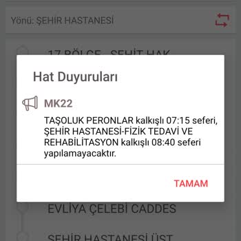 İBB - İstanbul Büyükşehir Belediyesi İptal Olan Mk22 Otobüsü