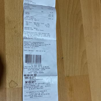 In Street Yanlış Ürün Etiketi Okutulup 250 TL Fazla Ücret Alındı