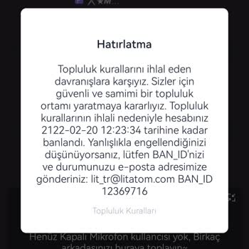 Litmatch Hesap Banı