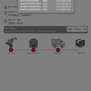 Vatan Bilgisayar Ve Horoz Lojistik Ürün Teslim Edememesi
