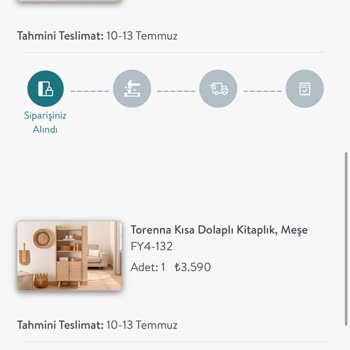 Vivense Teslim Tarihi Geçmesine Rağmen Teslim Edilmeyen Ürünler
