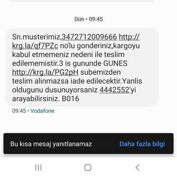 Aras Kargo Kargomun Adresime Teslim Edilmemesi