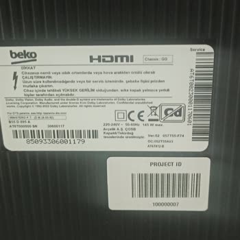 Beko TV Kutudan Defolu Çıktı