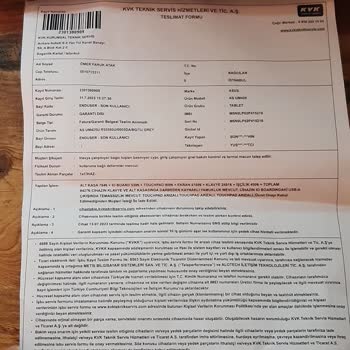 KVK Garanti Kapsamından Çıkarılma Ve Vaat Edilen Hizmetin Yapılmaması