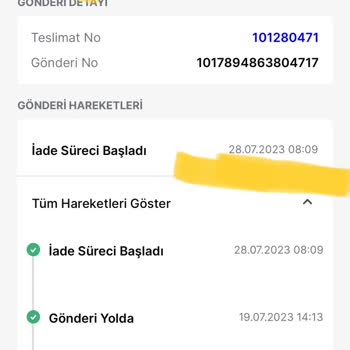 Trendyol Express Asla Teslim Edilmeyen Kargo
