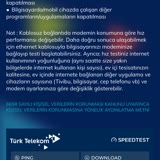 Türk Telekom İnternet Bağlantı Sorunu