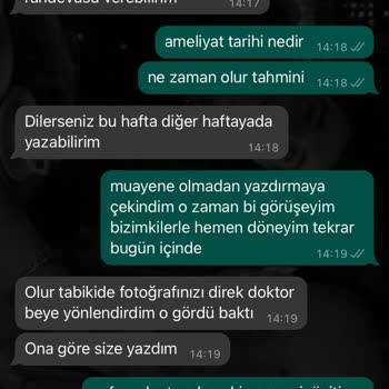 Eylül Berberoğlu Verilen Fiyat Geri Ödenmeyen Muayene Ücreti