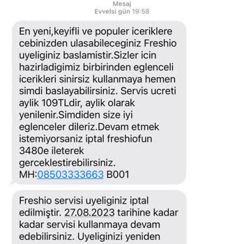 Türk Telekom Freshio Fun Servis Aboneliği Saçmalığı