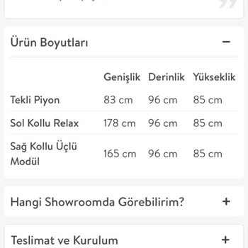 Vivense Hatalı Ürün Ölçümleri
