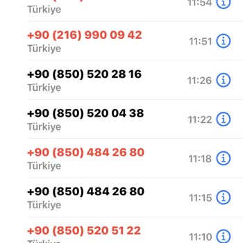 0850 520 29 06 Sürekli Telefon Araması