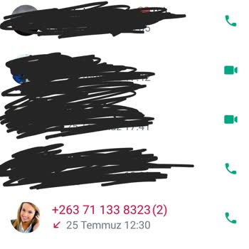WhatsApp Yabancı Numaralardan Aramaların Gelmesi