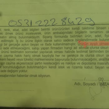Halı Park'tan Dinarsu Marka Ayıplı Kusurlu Halı İade Kabul Edilmiyor