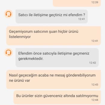 Trendyol'dan Alınan Ürün Satıcıya Ulaşamıyorum