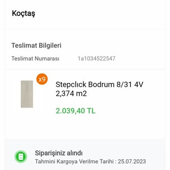 Koçtaş Olmayan Ürün Satışı
