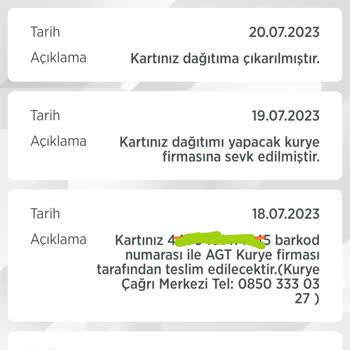 AGT Kurye (aynigunteslim.com) Kargo Teslimatında Sorun