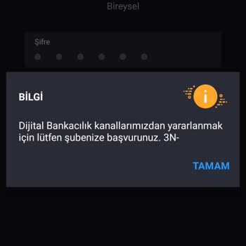 İş Bankası Anında Bankacılık Hatası