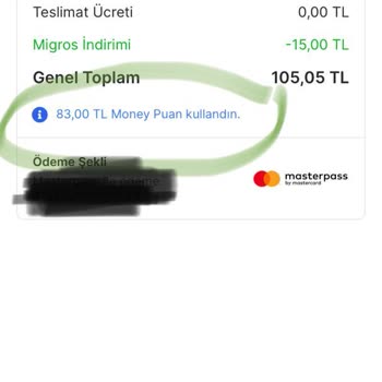Migros Moneyleri Karta Geri Yüklemiyor