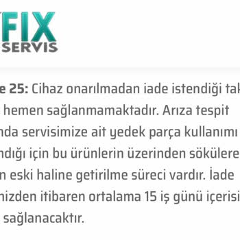 Xiaomi Byfix Servisinin (Yalandan) Garantisi