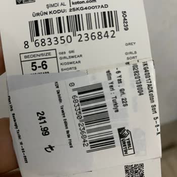 Boyner'den Alınan Ürün Kalitesizliği