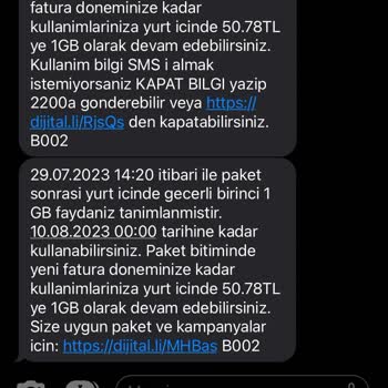 Turkcell Ek İnternet Paketi
