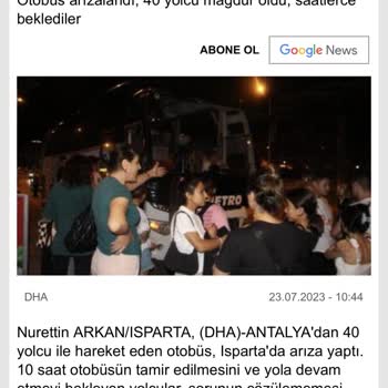 Metro Turizm Otobüs Arızası Ve İlgisizliği