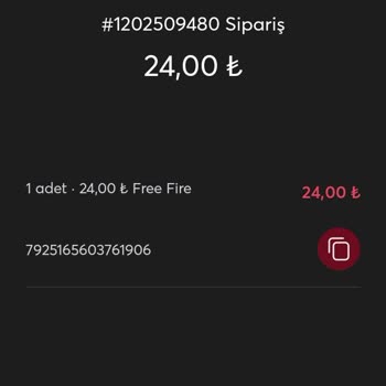 Garena Free Fire Oyun Kodu