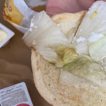 Burger King De Çürük Marul