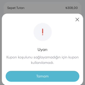 Vodafone İndirim Kuponu Sorunu