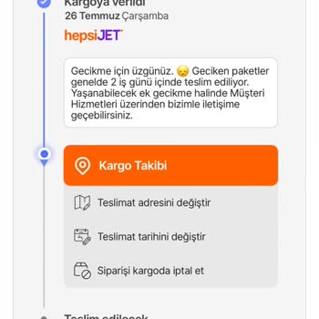 Hepsijet Gaziosmanpaşa Teslimat Aksaklığı