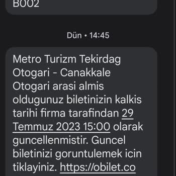 Metro Turizm İnsanları Yanıltıp Mağdur Ediyor